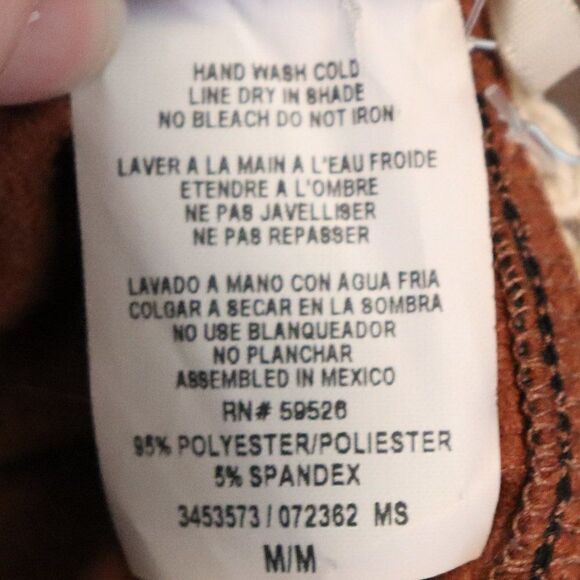 Ale by Alessandra Suede Boho Crop Bikini Top Size M New - Picture 5 of 7